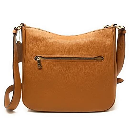 NWT COACH Women's Ellie File Bag (Pebbled Leather - Light Saddle) - Picture 2 of 5